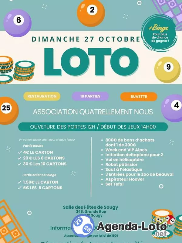 Loto Sougy 27 Octobre