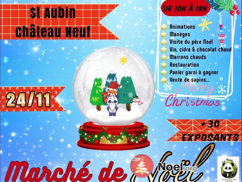 Marché de Noël de Saint Aubin-Château-Neuf