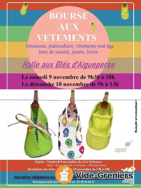 Bourse Aux Vêtements, Jouets, Jeux, Livres et Accessoires