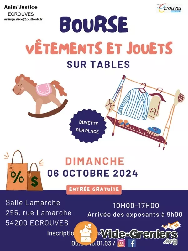 Bourse Aux Vêtements (Adultes et Enfants) et Jouets