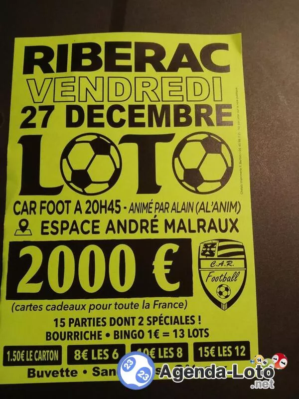 Loto du Foot de Ribérac