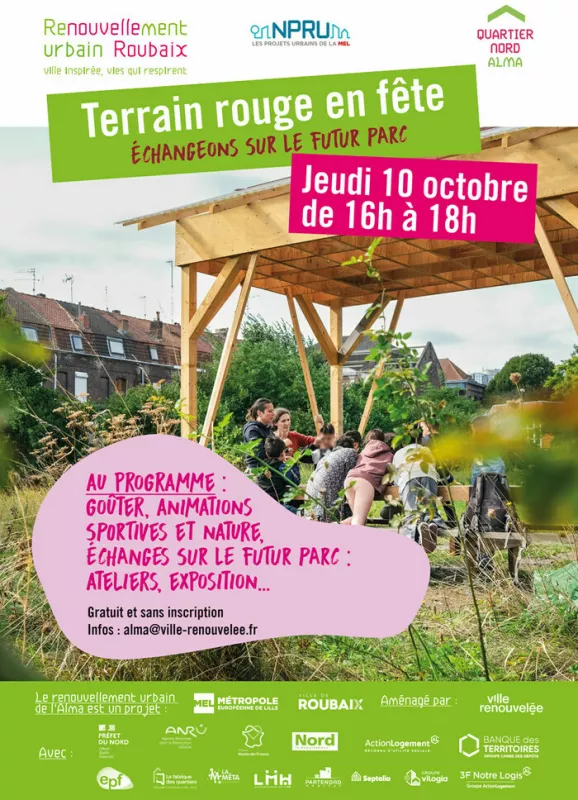 Le Terrain Rouge en Fête le 10 Octobre