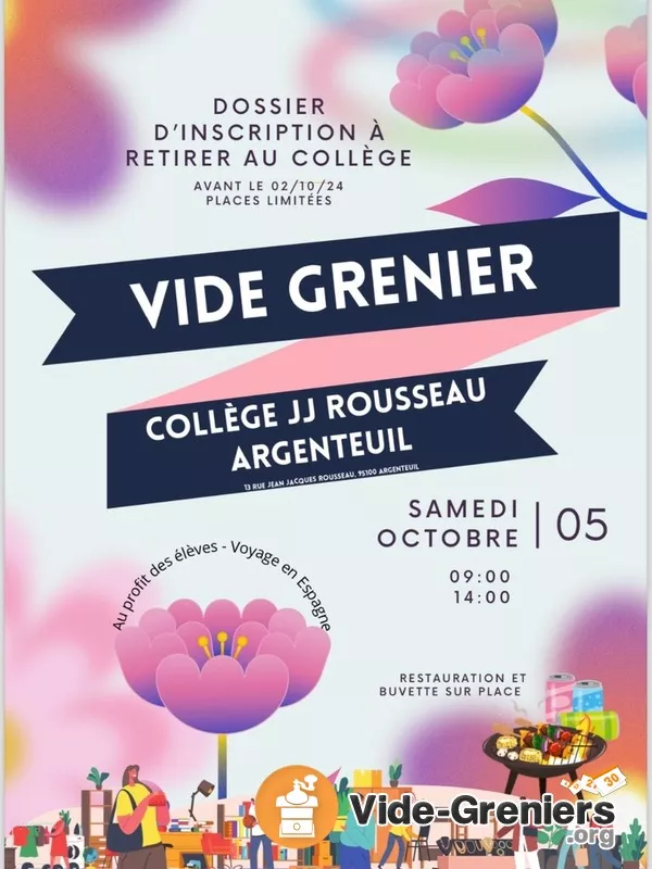 Vide Grenier du Collège Jean Jacques Rousseau