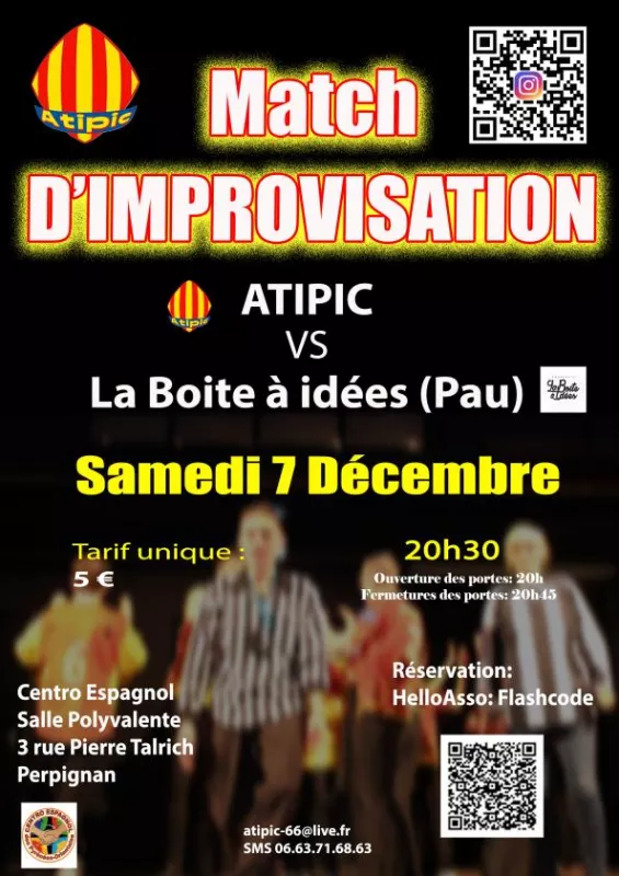 Match D’improvisation-Atipic Vs la Boîte à Idées