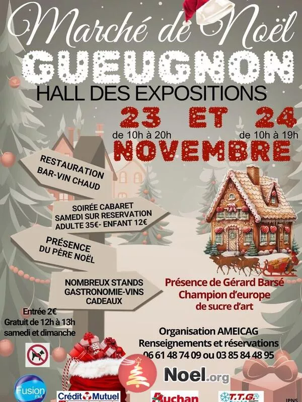 Marché de Noël de Gueugnon 2024