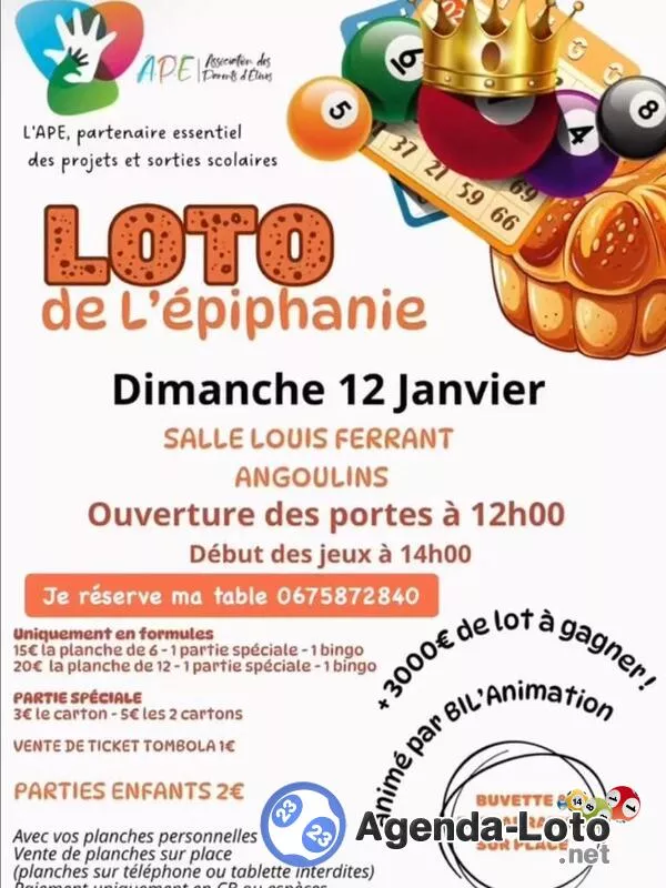 Loto de l'Ape d'Angoulins