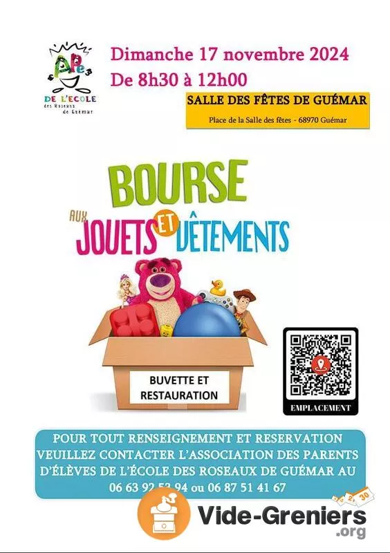 Bourse Aux Jouets, Vetements et Affaires de Puericulture