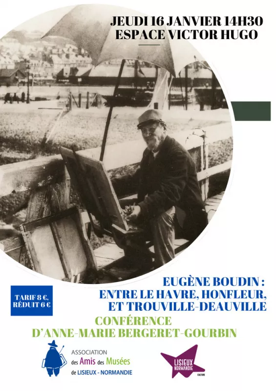 Conférence : «Eugène Boudin : entre le Havre, Honfleur et Trouville-Deauville»