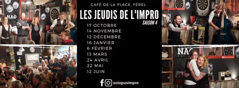 Soirée Théatre d'Impro avec les Octopus