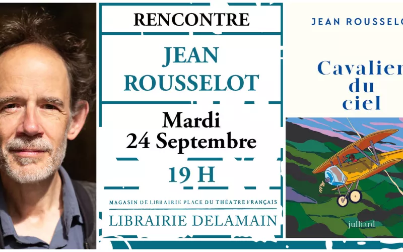 Soirée Littérature avec Jean Rousselot à la Librairie Delamain