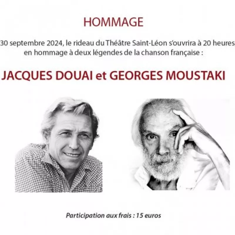 Hommage à Georges Moustaki et Jacques Douai