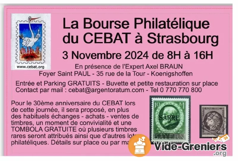 Bourse Philatelique du Cebat