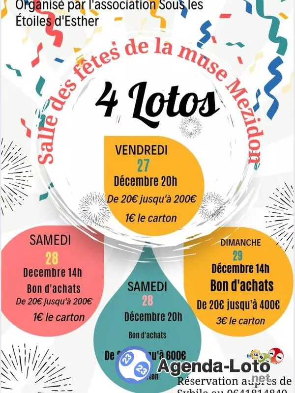 Loto pour Esther