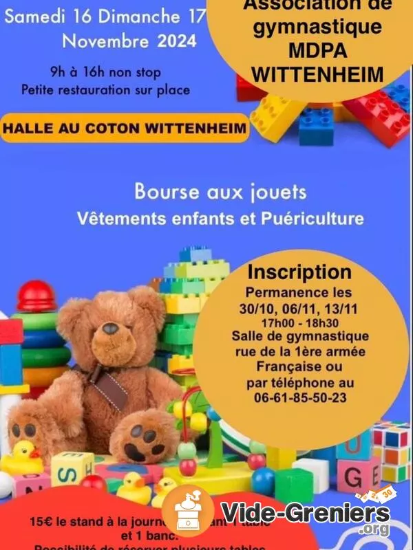 Bourse Jouets et Vêtements Enfants