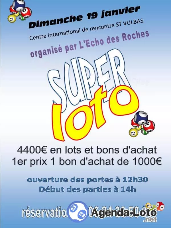 Grand Loto de l'Echo de Roches