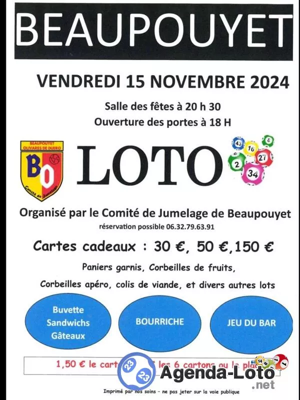 Loto à Beaupouyet