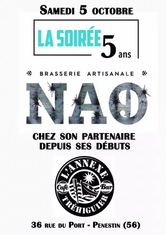 L'Annexe Fête les 5 Ans de la Brasserie Nao 