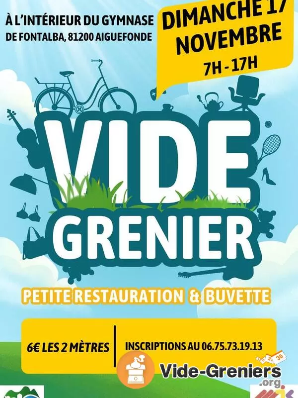 Vide Grenier de la Mjc d'Aiguefonde