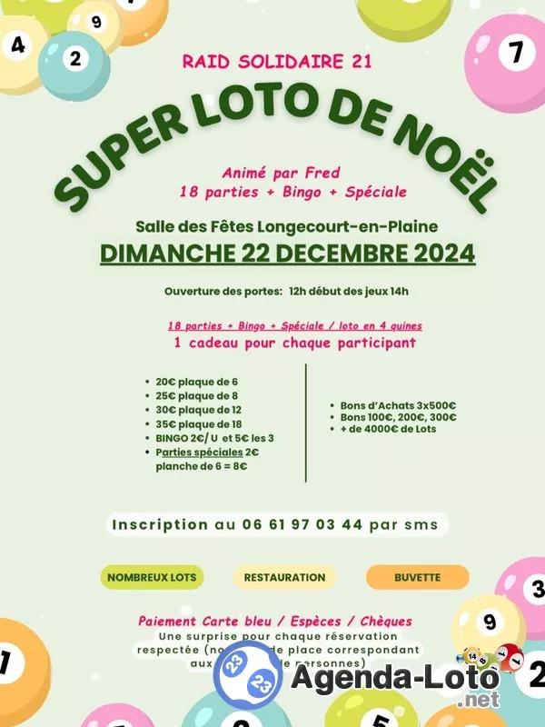 Super Loto le Raid Solidaire 21