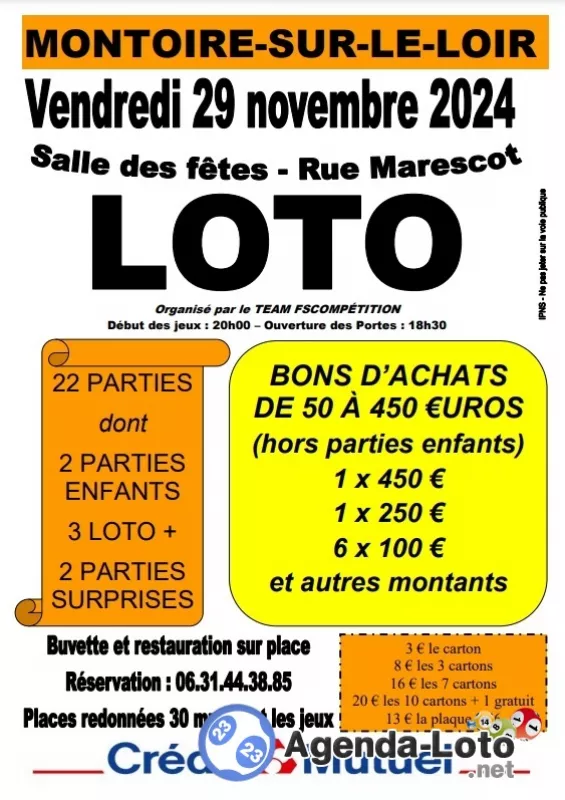 Loto du Team Fscompetition