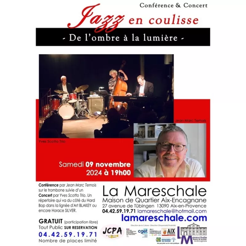 Jazz en Coulisse : Conférence + Yves Scotto Trio