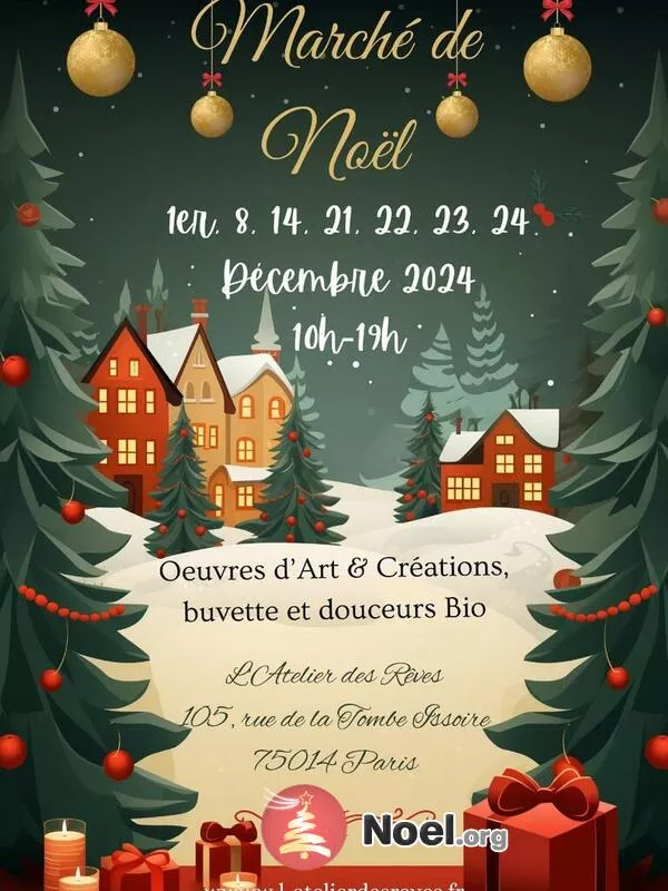 Marché de Noël de l'Atelier des Rêves