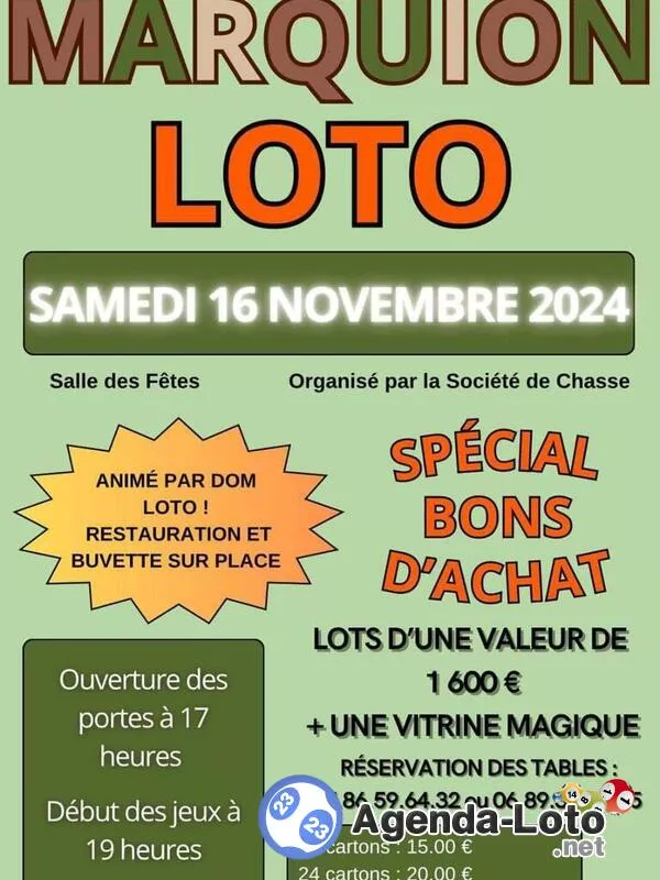 Super Loto Animation Dominique