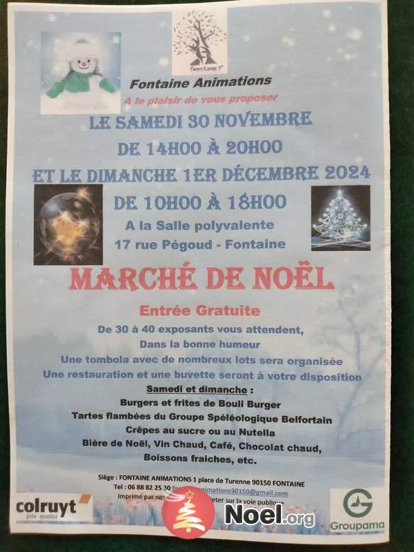 Marche de Noel de Fontaine Animations