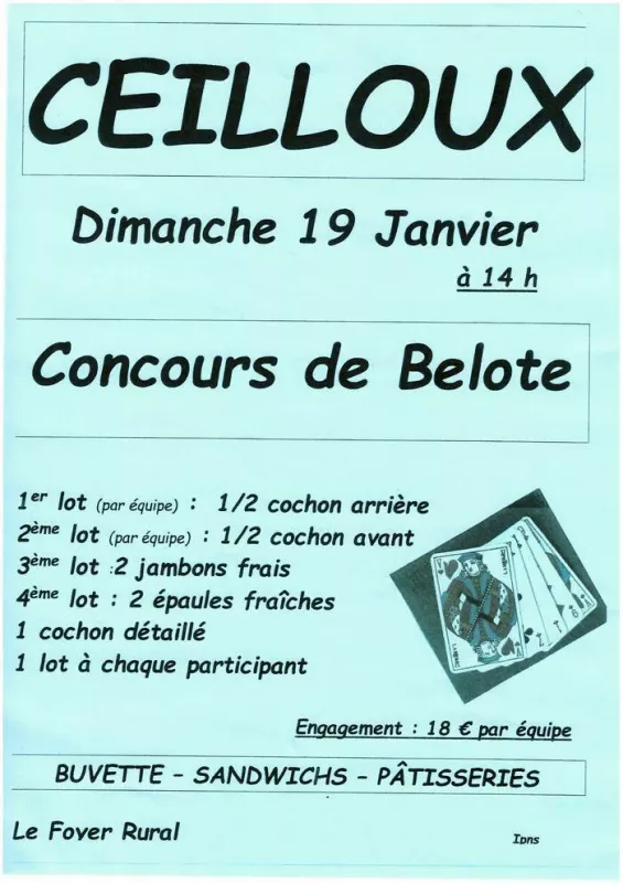 Concours de Belote