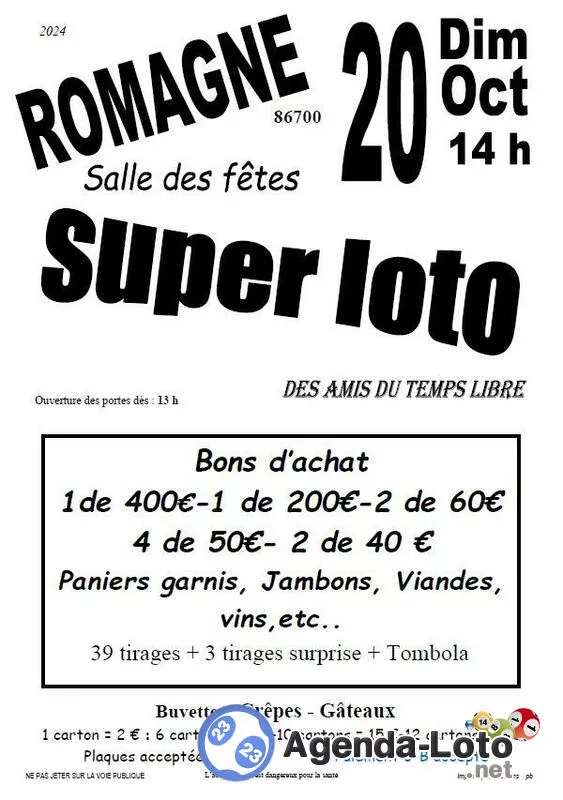 Super Loto, et Tombola