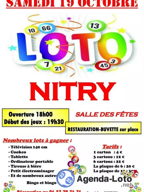 Loto Organisé par l'Apcdjlv