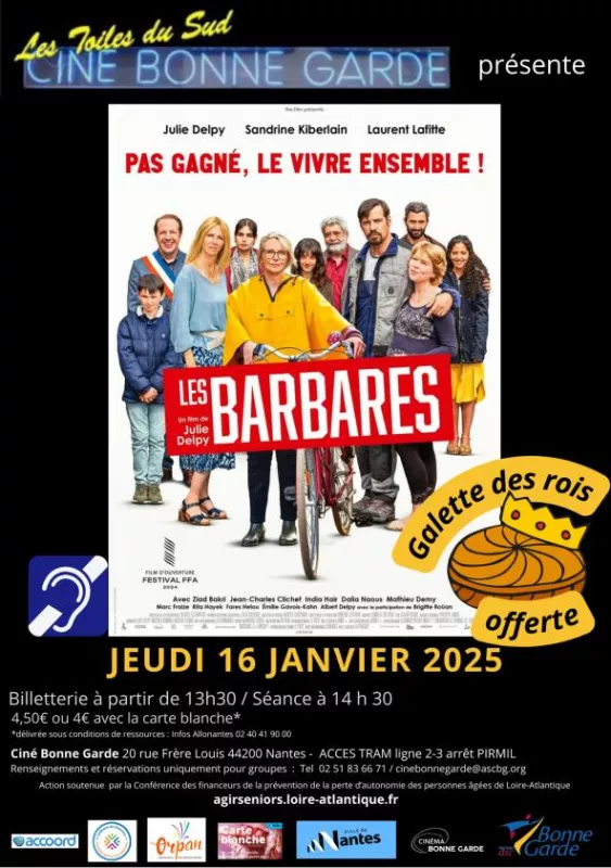 Ciné-Gouter «les Barbares» avec Galette des Rois