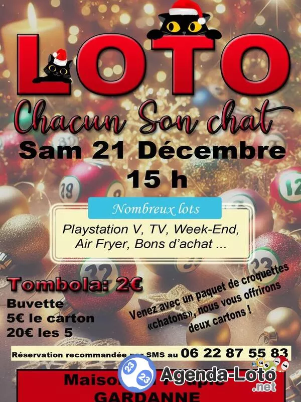 Loto de Noel Association Chacun Son Chat