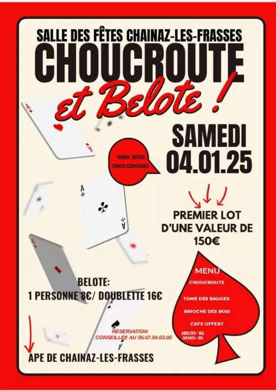 Choucroute et Belote