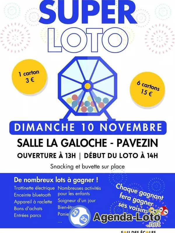 Loto du Sou des Écoles