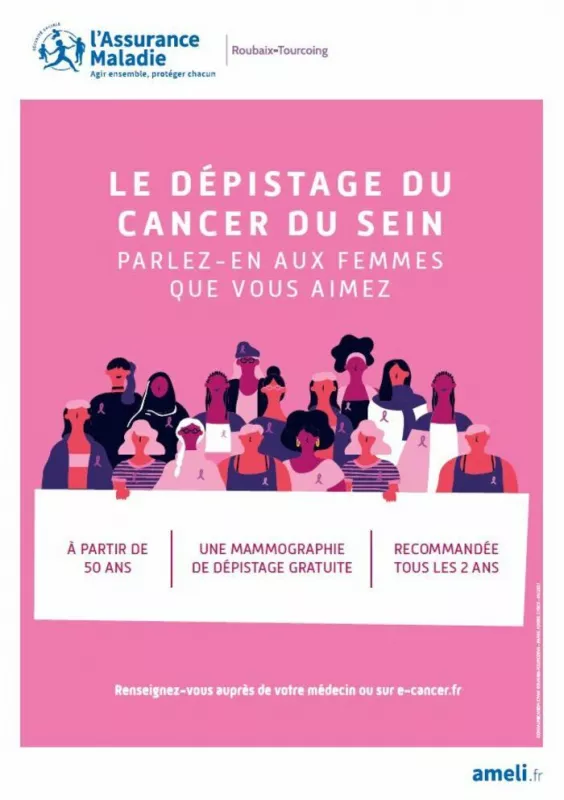 Octobre Rose : Stand d'Informations à la Cpam