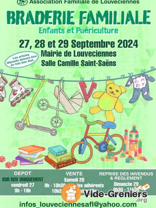 Braderie de l'Association Familiale de Louveciennes-Afl