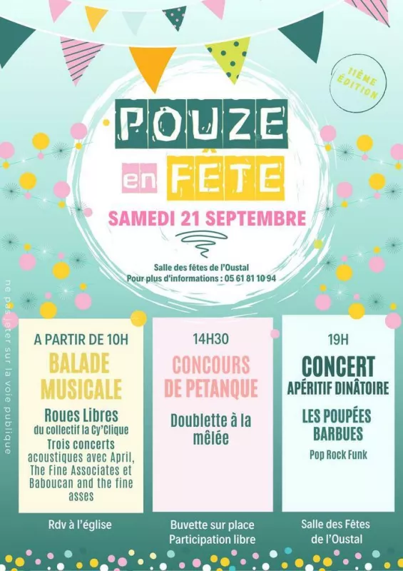 Pouze en Fête le 21 Septembre