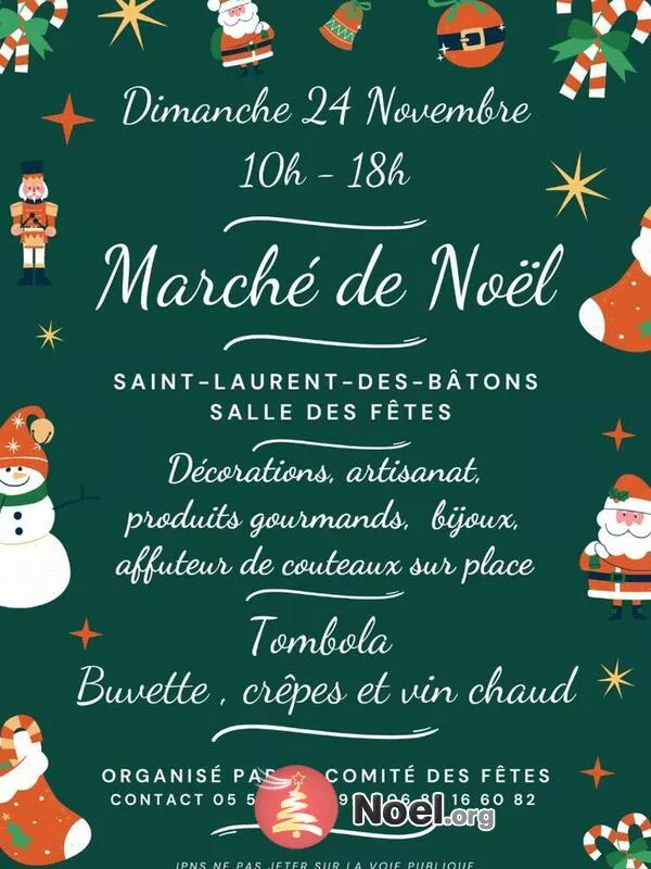 Marché de Noël Saint Laurent des Bâtons