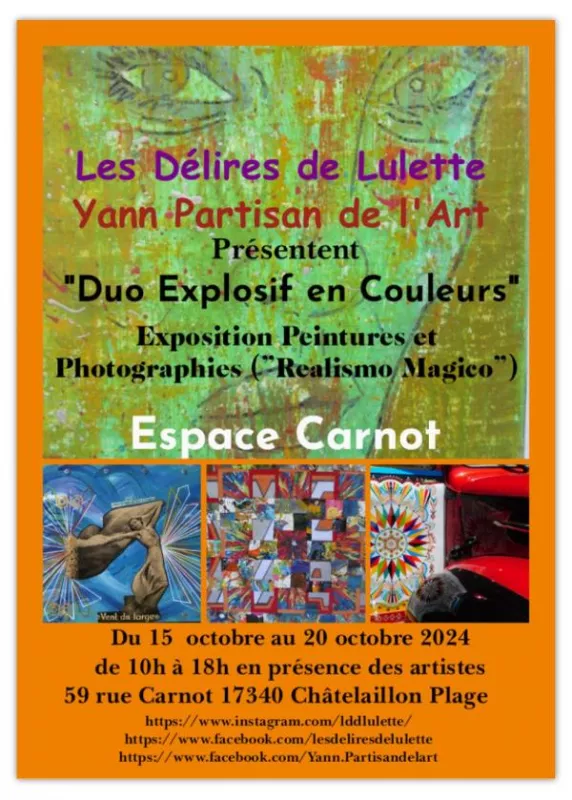 Exposition ' Duo Explosif en Couleurs''