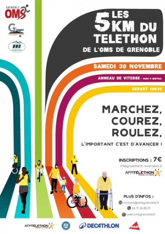 Les 5Km du Téléthon de l'Oms de Grenoble