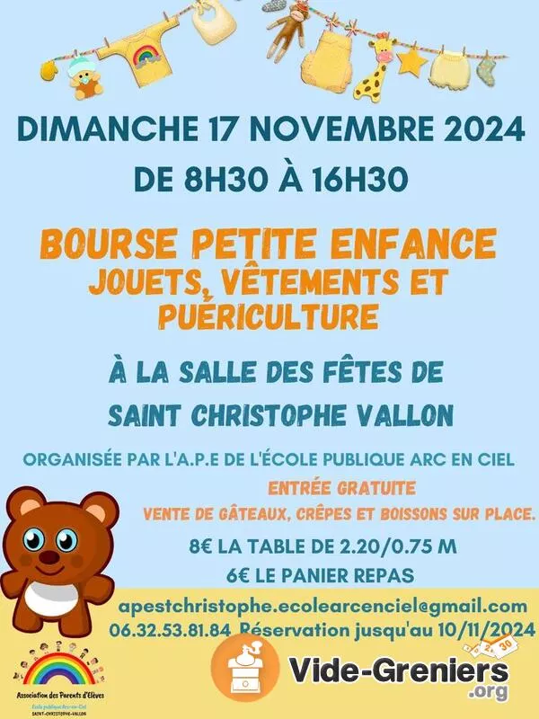 Bourse Petite Enfance, Vêtements, Jouets, Puériculture