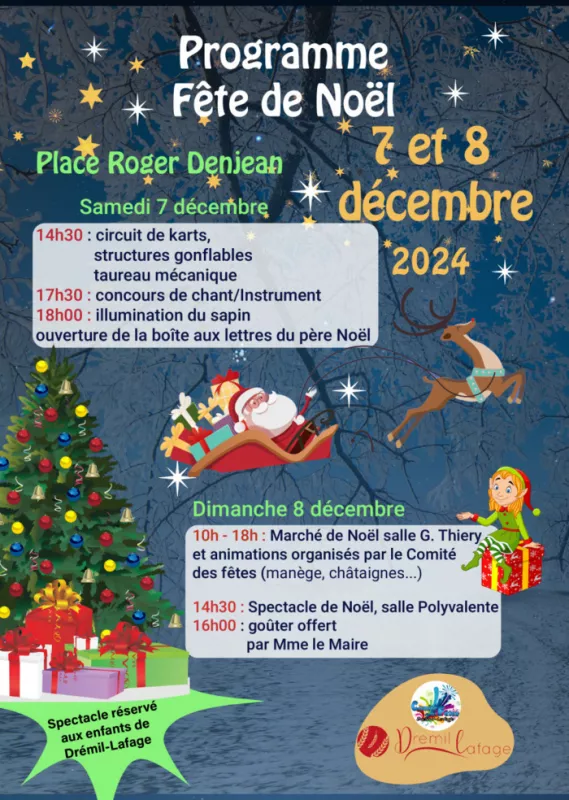 Fête de Noël-les 7 et 8 Décembre