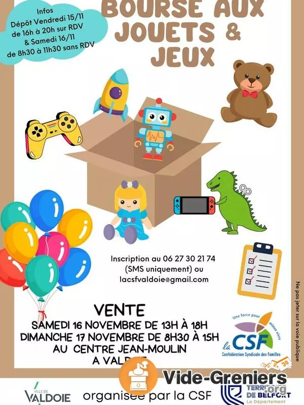 Bourses Aux Jouets et Jeux