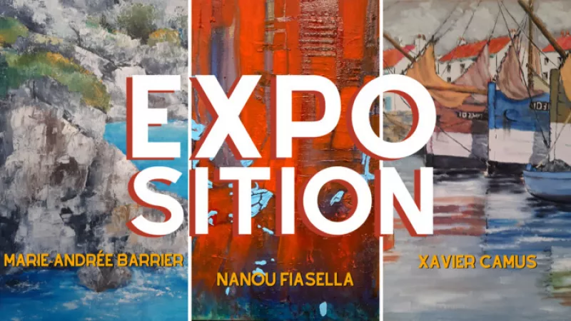 Exposition Peintures Fiasella, Barrier et Camus