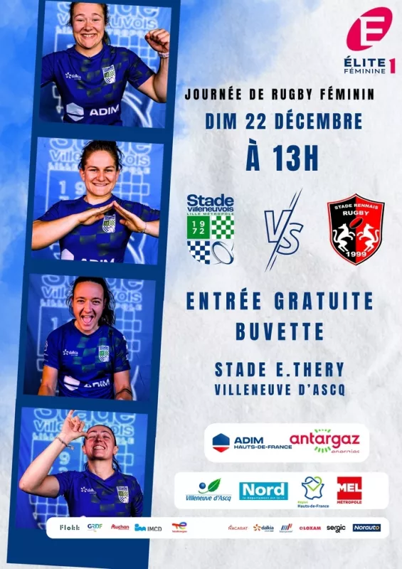 Rugby-Élite 1 Féminine : Svlm/Rennes