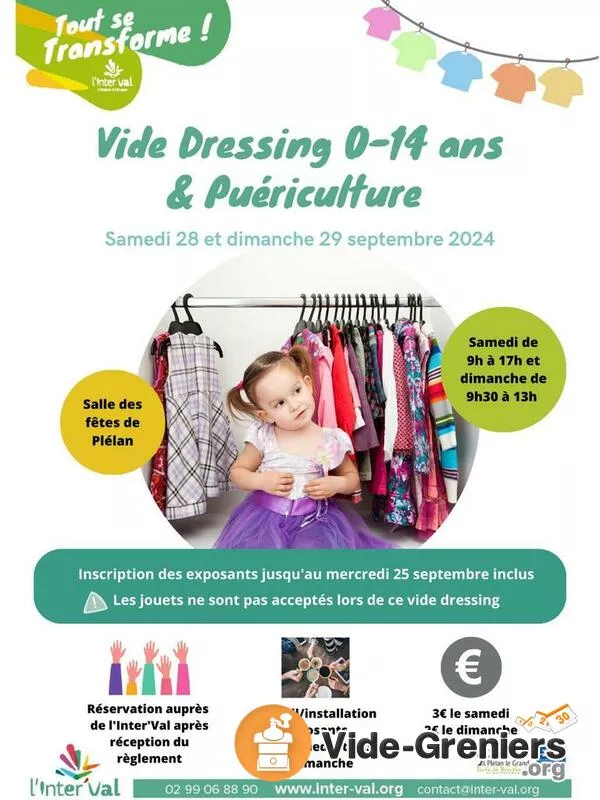 Vide Dressing Enfants et Puériculture