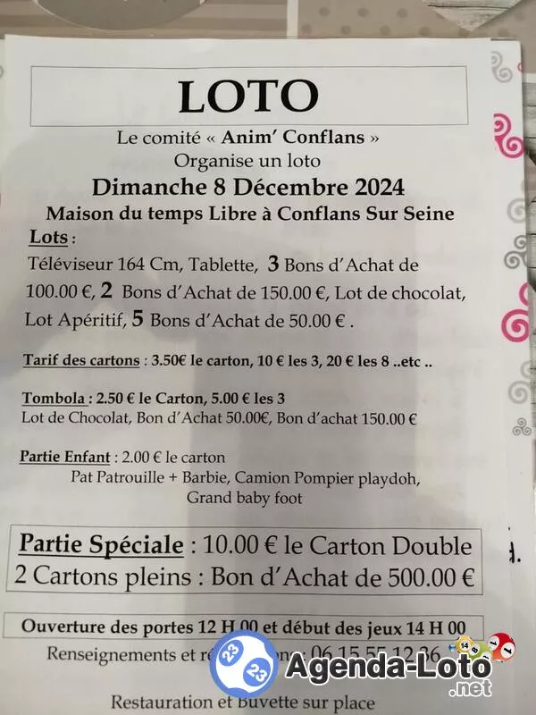 Loto Anim'Conflans