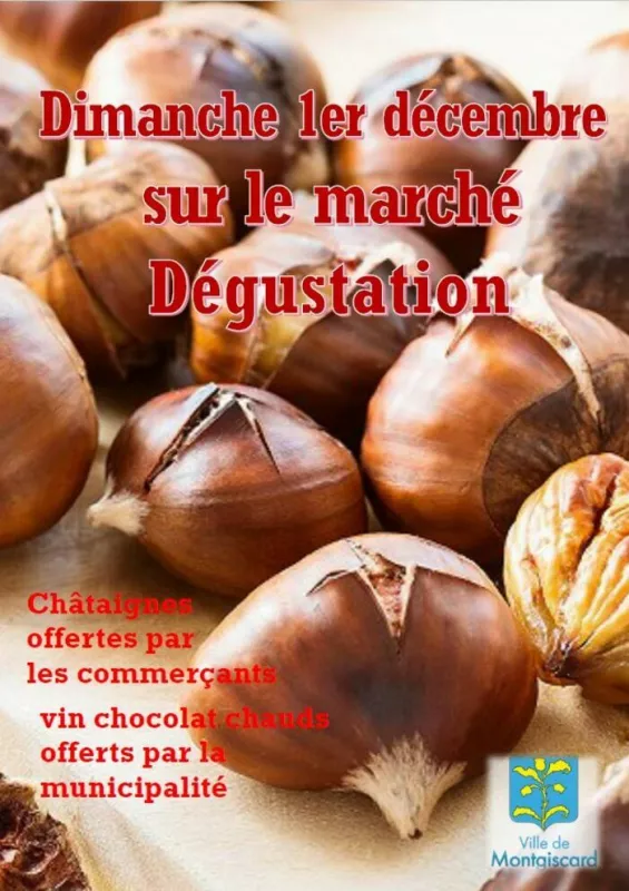 Marché Plein Vent Dégustation Châtaignes