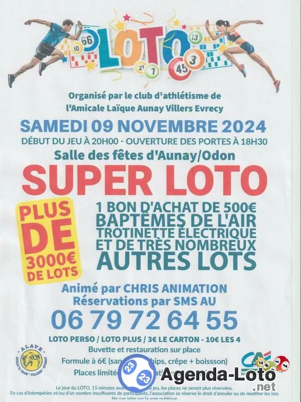 Super Loto Aunay sur Odon Anime par Chris Animation